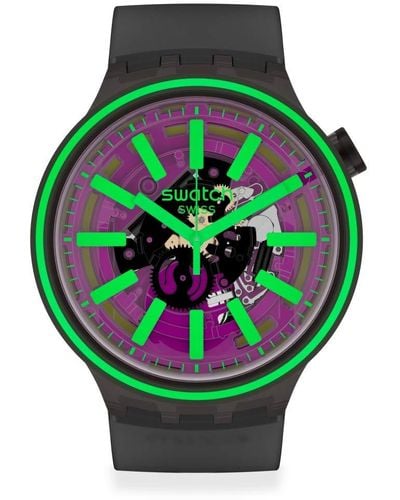 Swatch Lässige Uhr SO27B113 - Grün