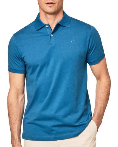 Hackett Pima Cotton Polo Shirt - Blue