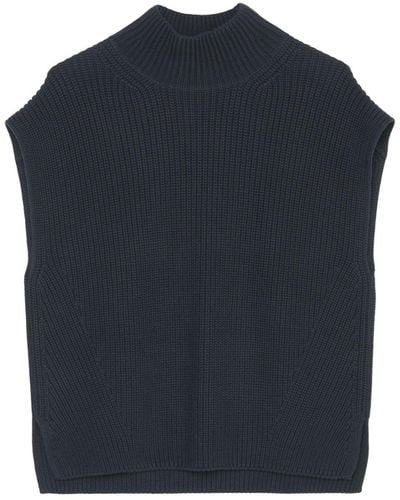 Marc O' Polo Pullovers Sleeveless Sweater Vest - Blau