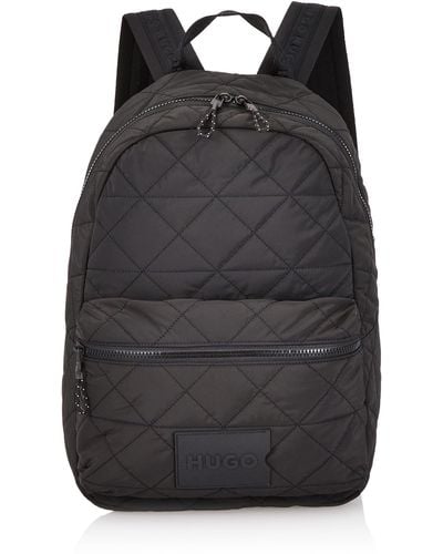 HUGO Bryan_Backpack Rucksack Black1 One Size - Schwarz