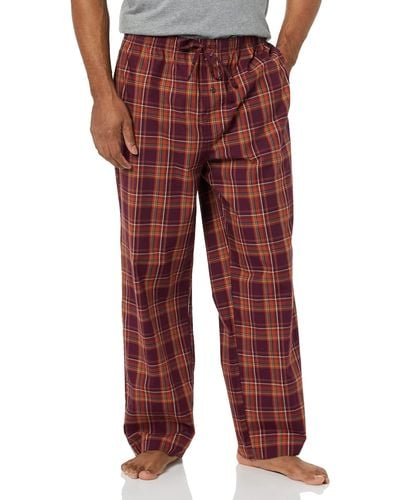 Amazon Essentials Gewebte Pyjamahose - Rot