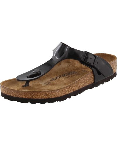 Birkenstock Mayari Black Patent s Sandals Size 39 EU - Nero