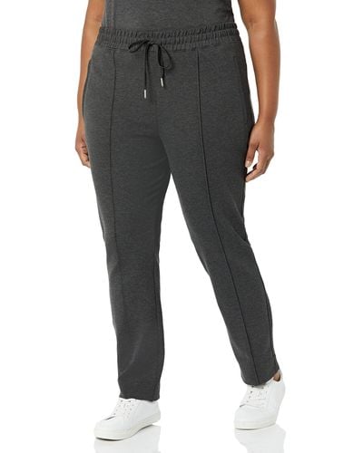 Amazon Essentials Pantalón de corte cónico sin cierre - Negro
