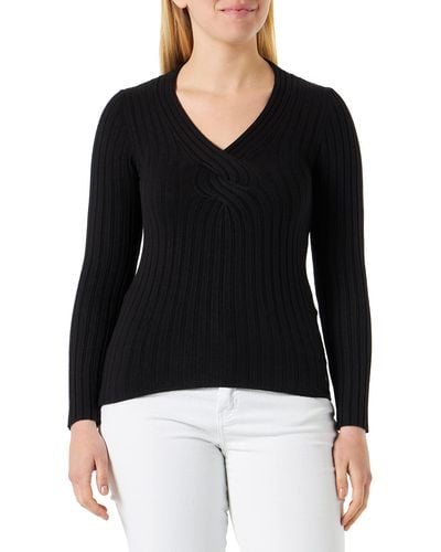 Guess Ines VN LS Maglione - Nero