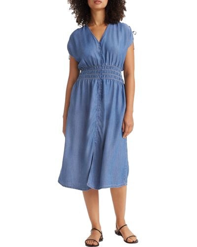Levi's Betty MIDI Dress Lässiges Kleid - Blau