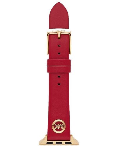 Michael Kors Band Compatible With Apple Watch - Red