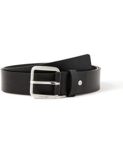 Calvin Klein Belt Leather - Black