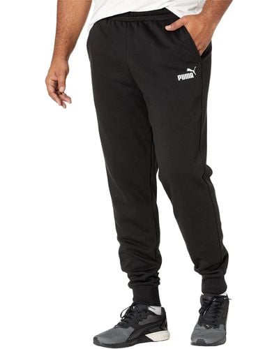 PUMA Big & Tall Essentials Fleece Sweatpants Bt - Zwart