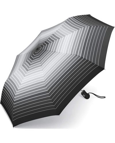 Esprit Parapluie de poche Easymatic Light Gradient Stripes - Métallisé