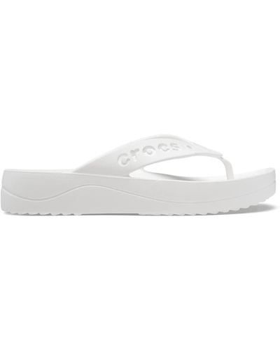 Crocs™ Baya Plataform Flip Sandaal Voor - Zwart