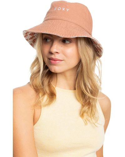 Roxy Reversible Bucket Hat for - Wendbarer Anglerhut - Frauen - S/M - Natur