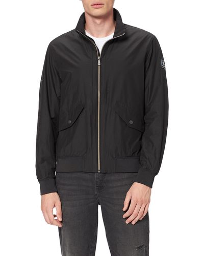 Brooks Brothers Giacca Bomber in Cotone Jacke - Schwarz