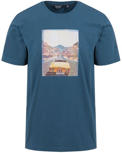 Regatta Cline Viii Short Sleeve T-shirt 2XL - Bleu