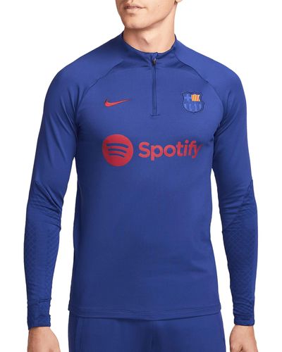 Nike Pullover da allenamento FC Barcelona Strike da uomo - Blu