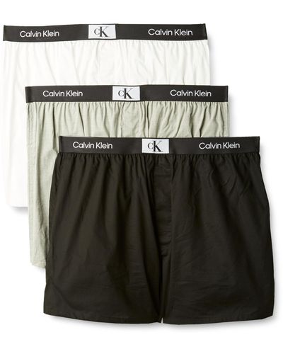 Calvin Klein Boxer Lot de 3 Coton - Noir