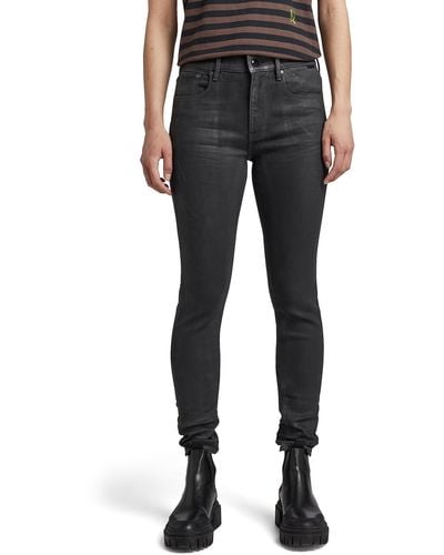 G-Star RAW 3301 High Skinny Jeans - Black