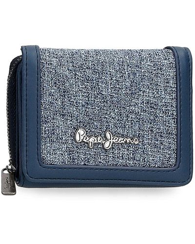 Pepe Jeans Maddie Brieftasche mit Geldbörse - Blau