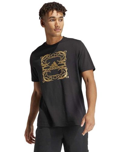 adidas Metallic Graphic tee Camiseta - Negro
