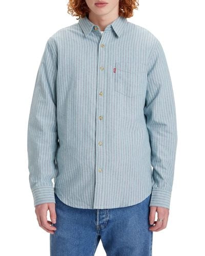 Levi's Barstow Western Standard Camicia Uomo - Blu