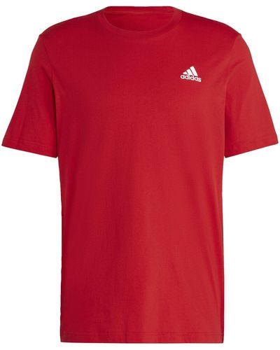 adidas M SL SJ T T-Shirt - Rojo