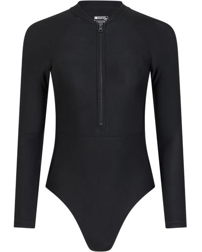 Mountain Warehouse Chlorine Resistant & Upf 50+ Ladies Swimwear - Summer - Black