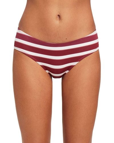 Esprit Brela Beach RCS Hip.Shorts Bas de Bikini - Rouge