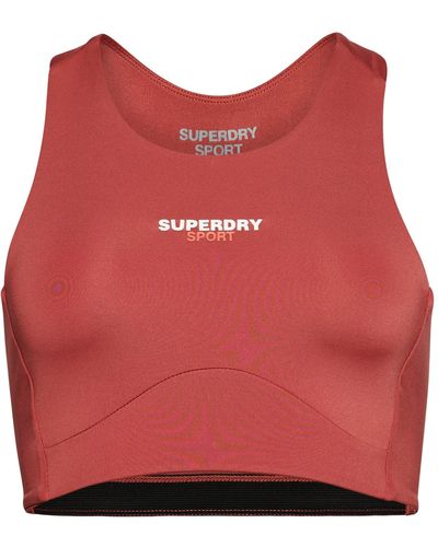 Superdry Core Active Bra Lencería - Rojo