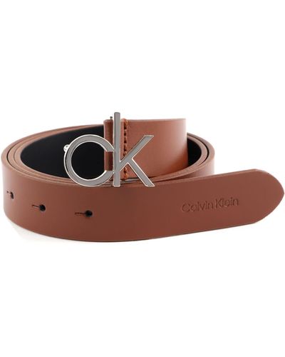 Calvin Klein Cintura Logo CK 30mm - Nero