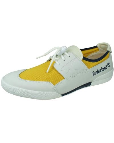 Timberland Earthkeepers Harborside 3eye S Boat Shoes-white-6.5 - Black