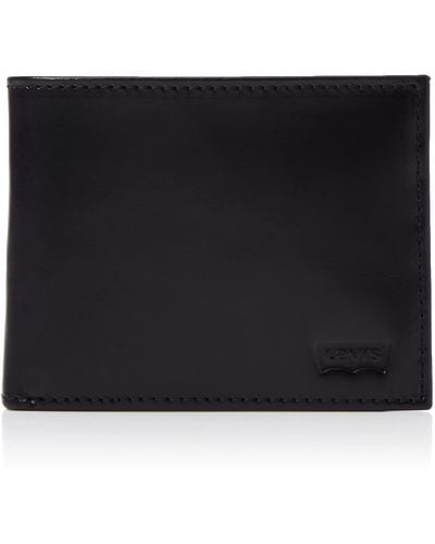 Levi's Batwing Bi-fold Wallet,regular Black,one