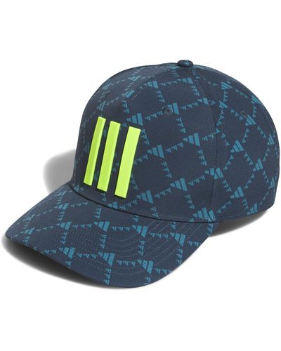 adidas Tour 3-stripes Printed Golf Cap - Blue