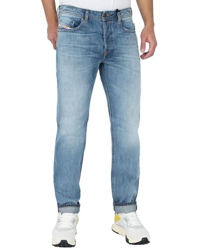 DIESEL Jeans Regular Tapered Fit – Buster-X R605N, Blu, 36W x 32L