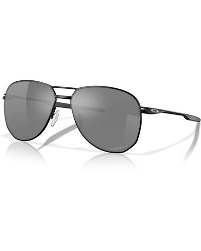 Oakley Oo4147 Contrail Aviator Sunglasses - Black
