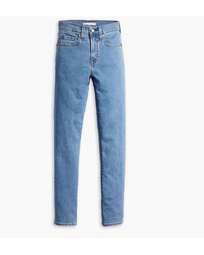 Levi's 724 High Rise Straight Jeans - Blu