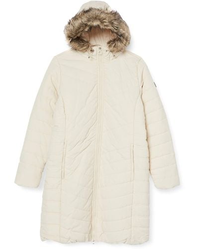 Regatta Fritha Insulated Lined Baffle Quilted Hooded Jacket - Blanco