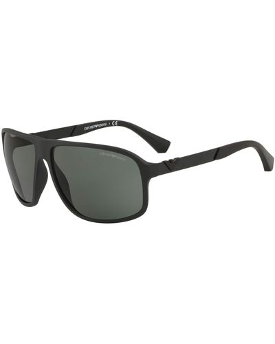 Emporio Armani Ea4029 Square Sunglasses - Black