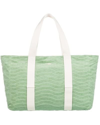 Roxy Sunny Palm Tote Bag Backpacks - Green
