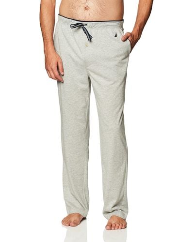 Nautica Soft Knit Sleep Lounge Pant Bas de Pijama - Gris
