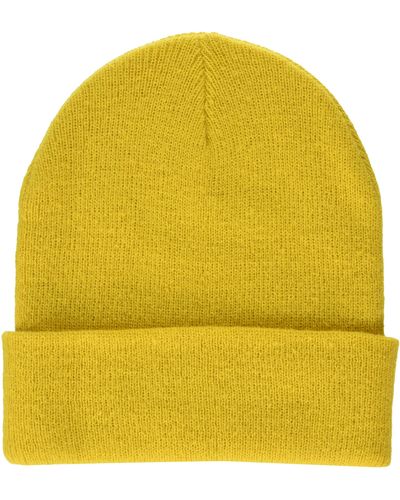 Amazon Essentials Adults' Rib-knit Cuffed Beanie - Yellow