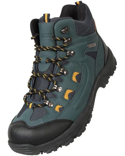 Mountain Warehouse Isodry Waterproof & Breathable Shoes With Heel & Toe Bumpers - For Spring - Green