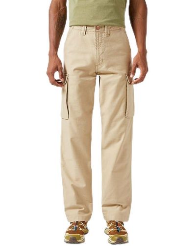 Wrangler Casey Jones Cargo Trousers - Natural