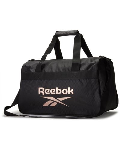 Reebok Borsone da viaggio – Warrior II Sports Gym Bag – Leggero Carry On Weekend Overnight Bagaglio per - Nero