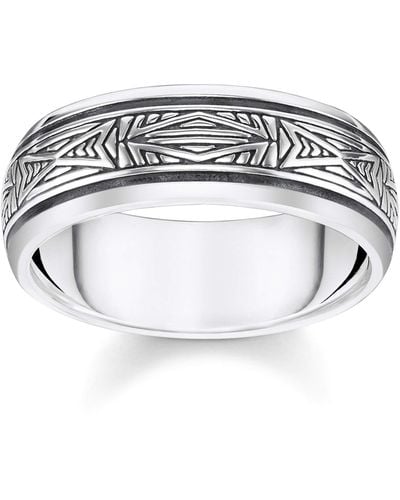 Thomas Sabo Ring Ornamente Silber 925 Sterlingsilber - Mettallic