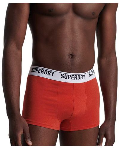 Superdry Trunk Multi Double Pack - Rouge