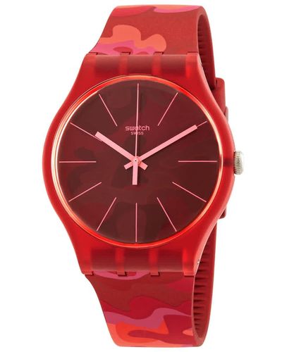 Swatch Camouflash - Rot