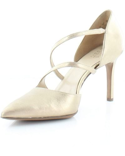 Naturalizer S Arielle Mary Jane Pump Light Gold 9.5 M - White