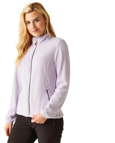 Regatta S Floreo Iv Full Zip Symmetry Fleece Jacket - Purple
