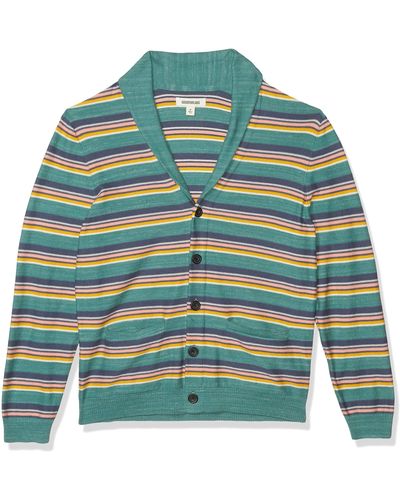 Goodthreads Soft Cotton Cardigan Summer Sweater Suéter - Azul