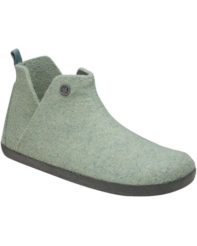 Birkenstock Unisex Andermatt Wool Felt Slippers - Matcha (matcha, Uk Footwear Size System, Adult, Women, Numeric, Medium, 3.5) - Green