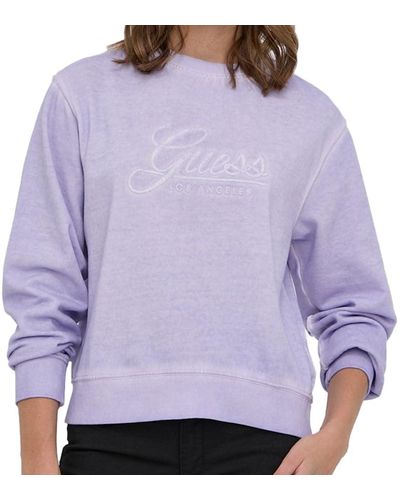 Guess Valerya Purple Sweatshirt